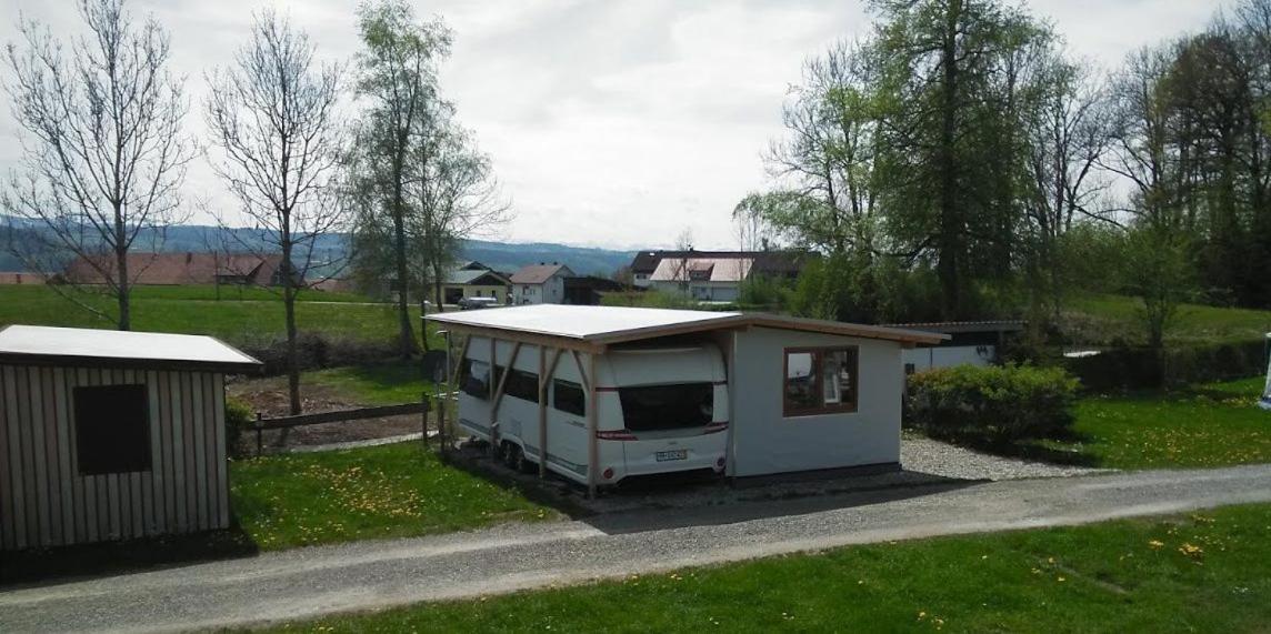 Luxus Wohnwagen Alpenblick Apartamento Weiler-Simmerberg Exterior foto
